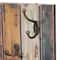 Multi Colored Wood Rustic Wall Hook, 8&#x22; x 28&#x22; x 3&#x22;